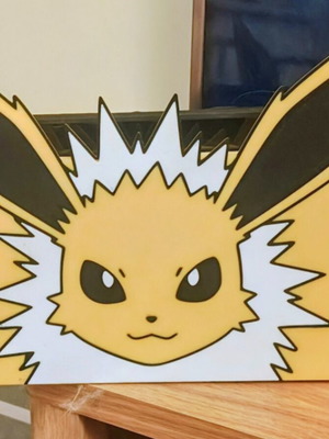 Nintendo Switch 2 3D Printed Dock Cover with Jolteon Design