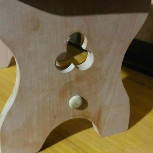 Handmade stool solid wood new