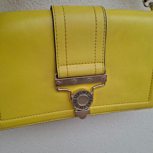 Versace Jeans shoulder bag like new, yellow