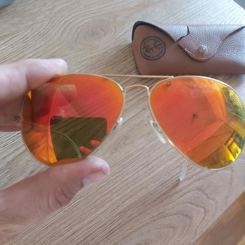 Rayban Aviator large metal used