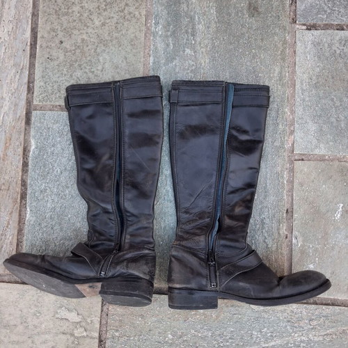 Tommy Hilfiger women's leather boots size 36 used, black
