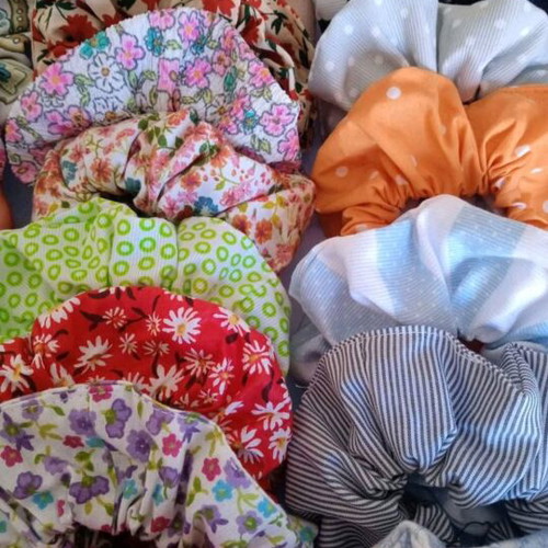Scrunchies new, stock lot of 1500 pieces