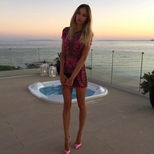 Alexander McQueen bodycon dress like new, XS, brown and pink