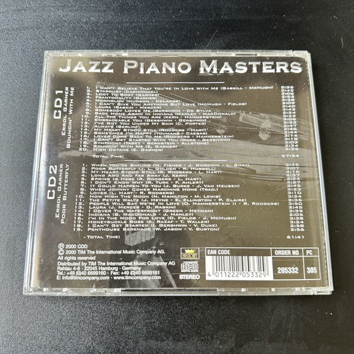 Erroll Garner Jazz Piano Masters 2 CD set