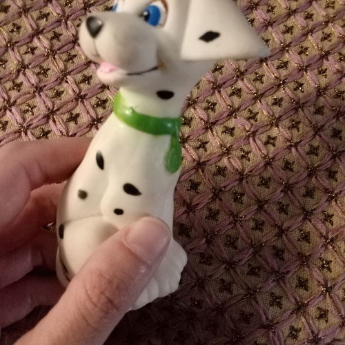 Dalmatians figures like new, set of 4, vintage rubber