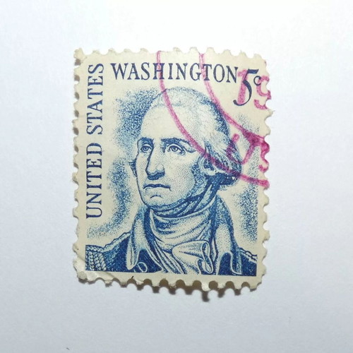 Γραμματόσημο ΗΠΑ 5c George Washington Liberty Series 1960 σαν καινούργιο