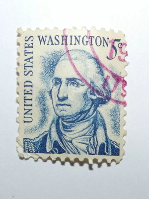 Γραμματόσημο ΗΠΑ 5c George Washington Liberty Series 1960 σαν καινούργιο
