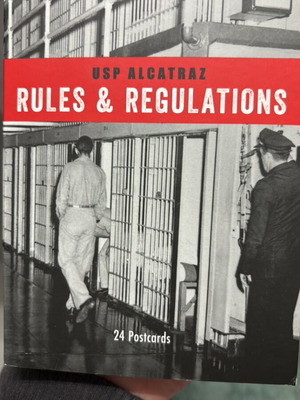 Alcatraz postcards new, set of 24