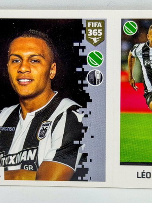 Panini FIFA 365 2018-2019 Léo Jabá sticker like new, PAOK FC