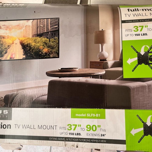 Sanus Simplicity TV wall mount new, supports 37"-90" TVs