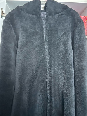 Celestino black fur coat like new, women's