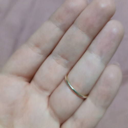 A.L.E. ring used, gold plated silver with semi-precious stone