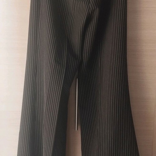 Caramella striped flared women's pants like new, black, size S