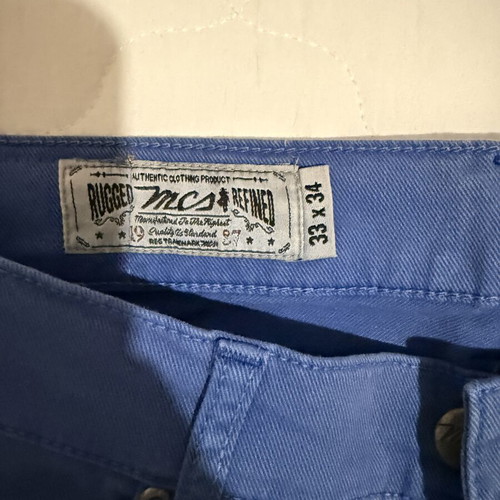 MCS Marlboro Classics Regular Tapered Blue Jeans like new W33 L34