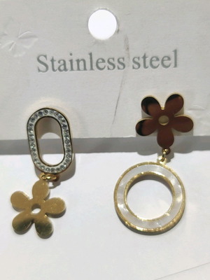 Steel earrings new, modern style designs