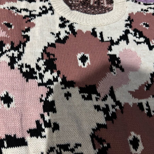 Pullover like new, size S/M, beige and pink