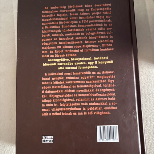 Asimov Teljes Alapítvány Birodalom Robot Univerzuma Encyclopedia Galactica 4 like new