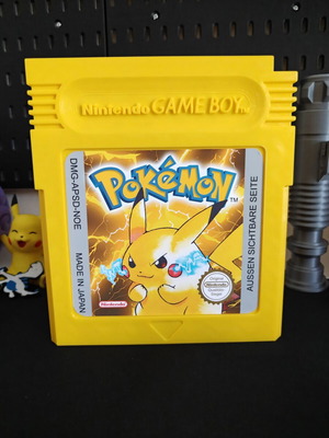 Pokemon Yellow Nintendo Game Boy 3D printed wall art like new