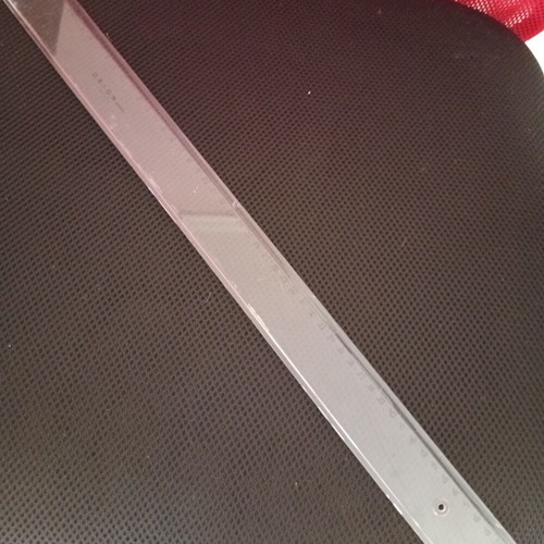 Orion ruler 50 cm used, plastic