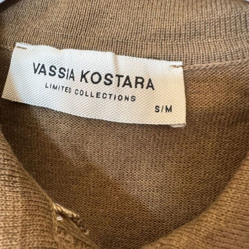 Vassia Kostara top like new, size S, green