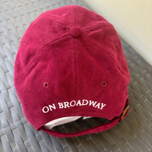 Jockey Hat Arcadia Broadway collectible, like new, adjustable size, burgundy