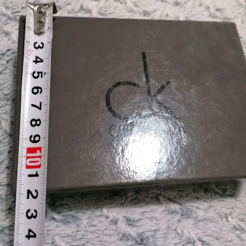 Calvin Klein wallet box used, brown, 16x12 cm