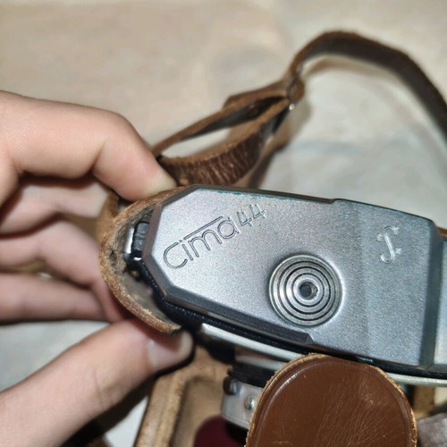 Cima-44 collectible camera like new with leather strap and case