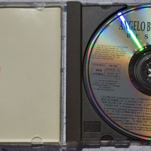 Angelo Branduardi Best Of CD used, folk