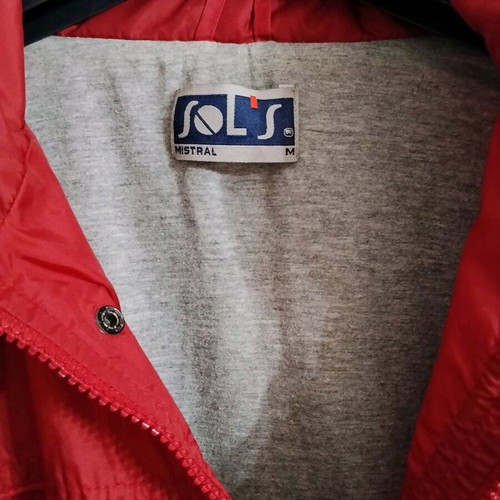 Red Unisex Windbreaker Jacket like new, size M