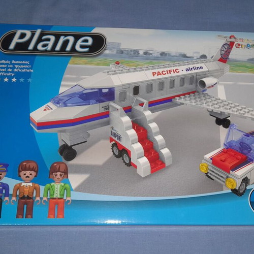 Plane Creative Blocks 260 pcs new, airport theme