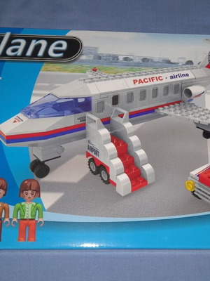 Plane Creative Blocks 260 pcs new, airport theme