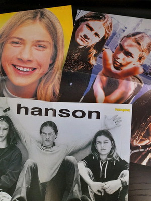Hanson posters pack of 3, A4 size