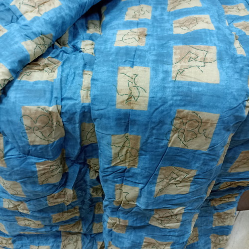 Double quilt new, cotton fabric with colorfast dyes