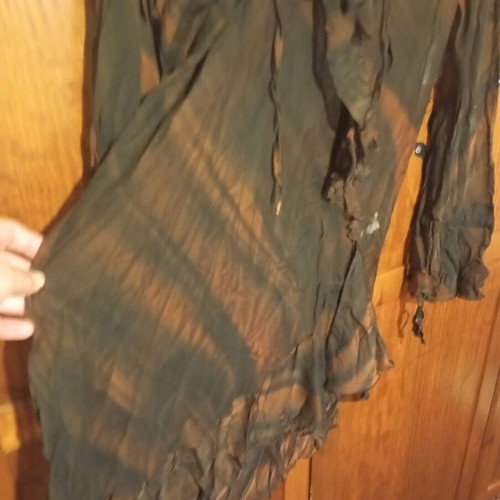 Mat Fashion dress like new, brown with ruffles