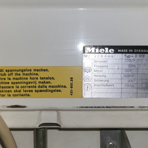 Miele DeLuxe B 858 Cylinder Ironer like new, foldable