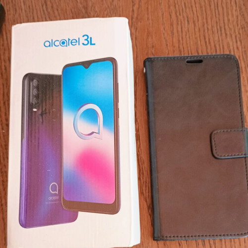 Alcatel 3L 2020 smartphone like new, 64GB, dual SIM, black