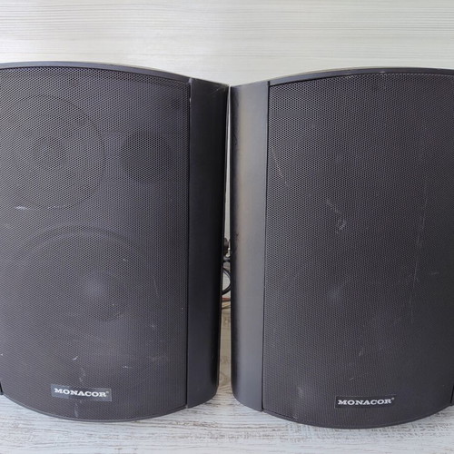 Monacor MKA-80SET/SW Active PA Speakers 2x30W