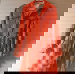  BSB Υπέροχη γυναικεία καμπαρντίνα πορτοκαλί size Small  / Vintage