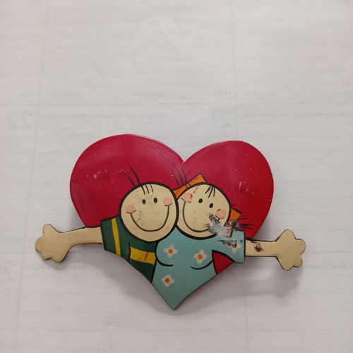 Magnet No 21 used, metal heart EKG