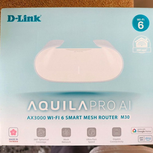 D-Link Aquila Pro AI Wi-Fi 6 AX3000 Dual-Band router new