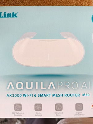 D-Link Aquila Pro AI Wi-Fi 6 AX3000 Dual-Band router new