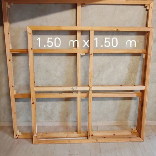 Wooden Painting Frames set of 4, like new, various sizes