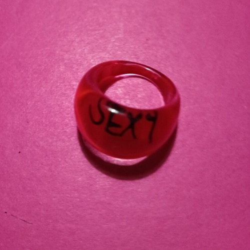 Bone rings like new, set of 4 pieces