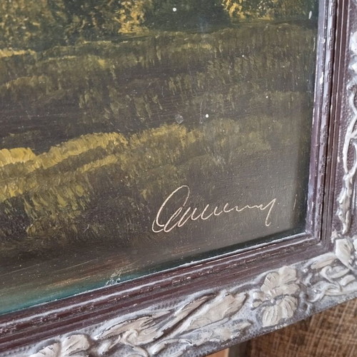 Old handmade painting frame used