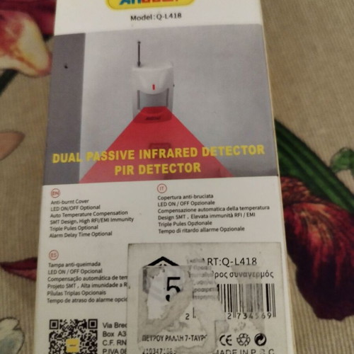 Passive infrared sensor new