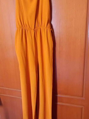 One-piece jumpsuit new, orange, size S