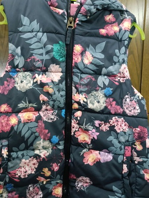 Αμανικό μπουφάν για κορίτσι με κουκούλα φλοραλ Mexx Fashion σαν καινούργιο