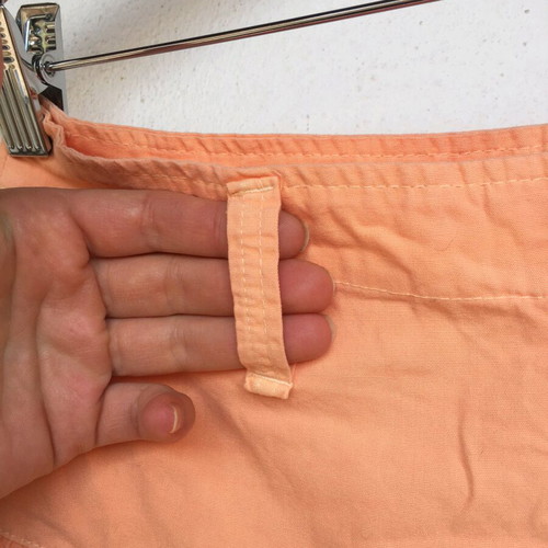 Cotton skirt summer orange size M/40 like new