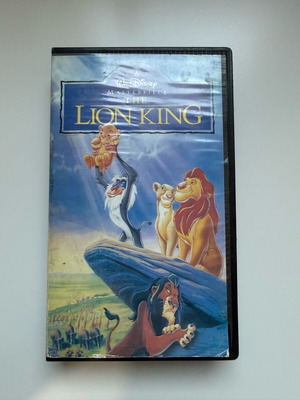Lion King VHS tape used, animation