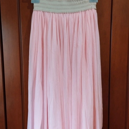 Bee me Vintage midi tulle skirt like new, pink, size S